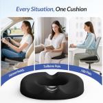 ZIKEE Dual U-Shaped Donut Pillow for Pain Relief