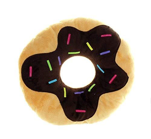 Chocolate Sprinkles Donut Plush Throw Pillow 14