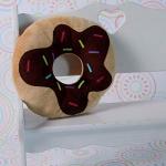 Chocolate Sprinkles Donut Plush Throw Pillow 14