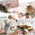 6 Pack Donut Catnip Toys for Kittens