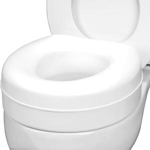 HealthSmart Comfy 5-Inch Raised Toilet Seat