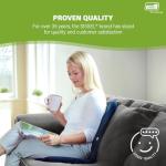 Gray Donut Pillow for Ergonomic Back Support