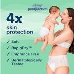 Comfortable Incontinence Underwear for Women, 14 Count