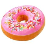 ChezMax 16-Inch Pink Donut Pillow Cushion
