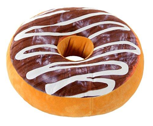 Round Donut Pillow - Reversible Microplush Comfort