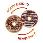 Round Donut Pillow - Reversible Microplush Comfort