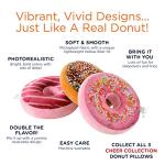 Round Donut Pillow - Reversible Microplush Comfort
