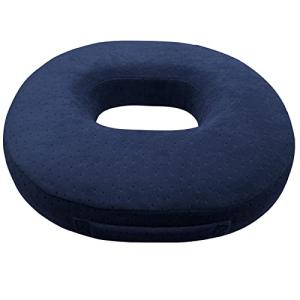 Blue Memory Foam Donut Pillow Cushion for Pain Relief