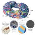 Memory Foam Donut Pillow for Tailbone and Sitting Relief