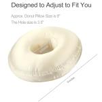 Satin Donut Pillow for Ear Pain Relief