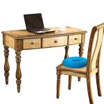 Light Blue Inflatable Donut Pillow for Comfort