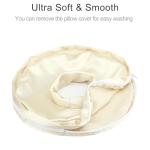 Satin Donut Pillow for Ear Pain Relief