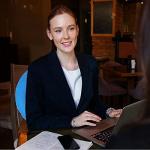 Light Blue Inflatable Donut Pillow for Comfort