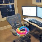 Memory Foam Donut Pillow for Tailbone Relief
