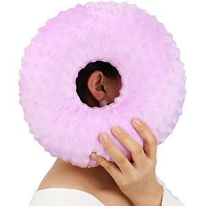 Lavender Donut Pillow for Ear Pain Relief