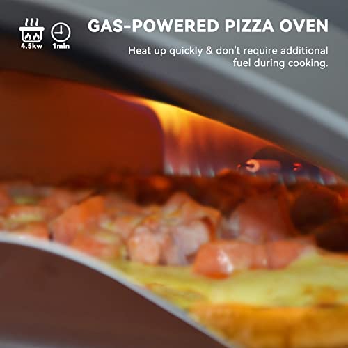 12" Gas Outdoor Pizza Oven for Outdoor Kitchen