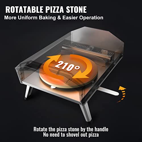 12" Outdoor Gas & Wood Fired Pizza Oven
