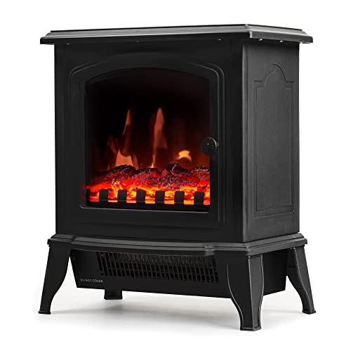 LIVIVO Electric Stove Fire with Log Effect, 2000W