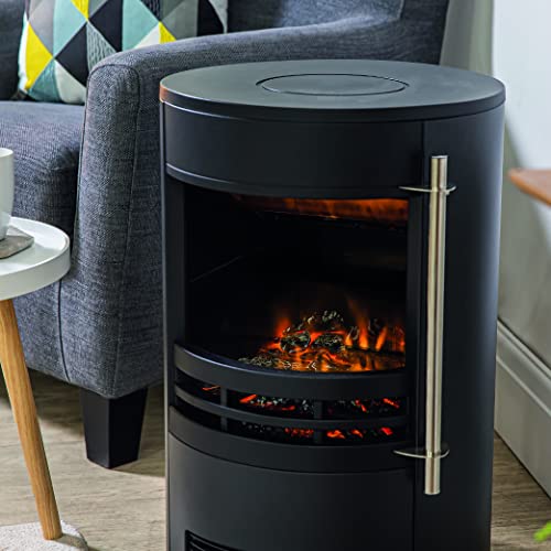 Zanussi Electric Freestanding Fire Stove, LED Flame Effect