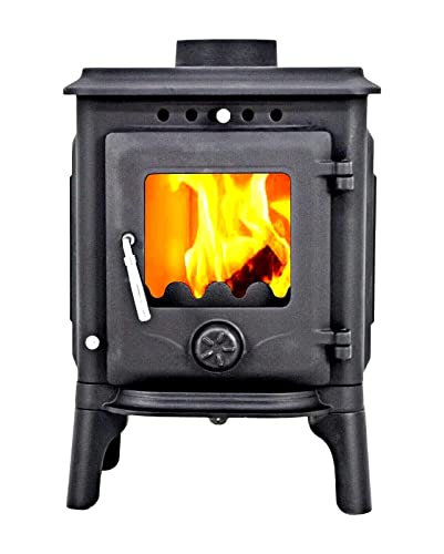 York Cast Iron Wood Stove with Adjustable Vents
