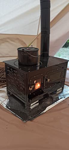 Wood Burning Stove with Oven for Camping and Hunting