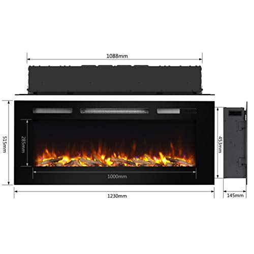 Endeavour Fires Hawnby Electric Fire - 7 Day Programmable