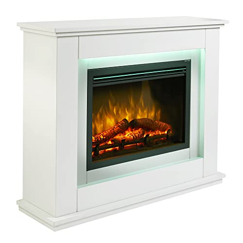 Electric Fireplace Suite with Realistic Flame Effect - 39