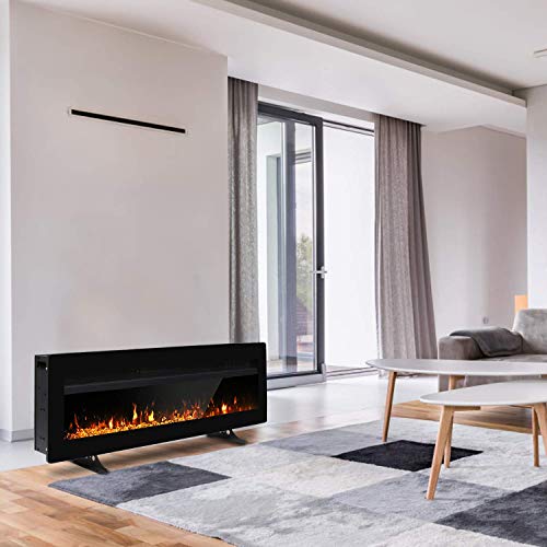 Colorful Flame Electric Fireplace Insert with Remote Control