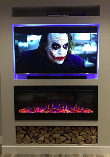 TruFlame 50" Electric Wall Mounted Fireplace