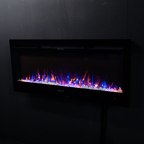 TruFlame 50" Electric Wall Mounted Fireplace
