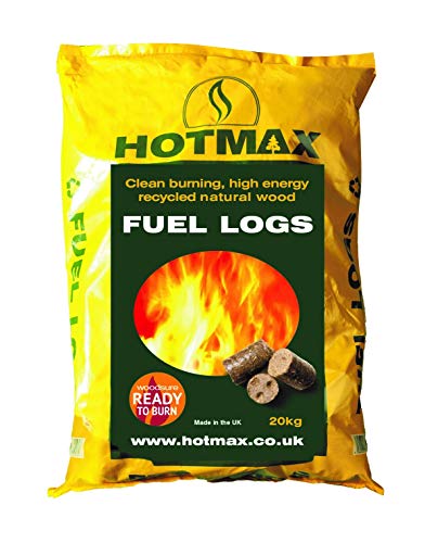 Hotmax Recycled Wood Fuel Logs, 20kg