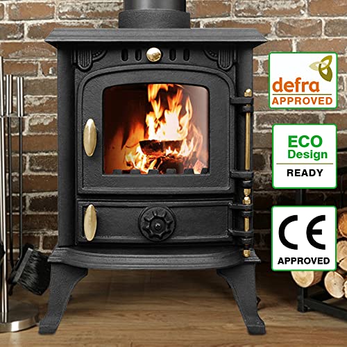 Portable Cast Iron Stove for Eco-Friendly Fireplace