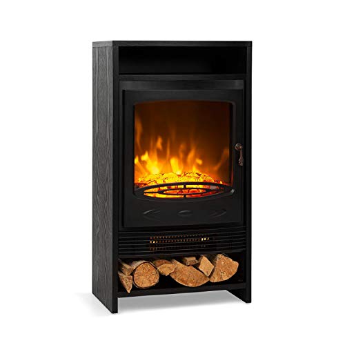 Klarstein Bergamo Electric Fireplace - 2 Heating Levels