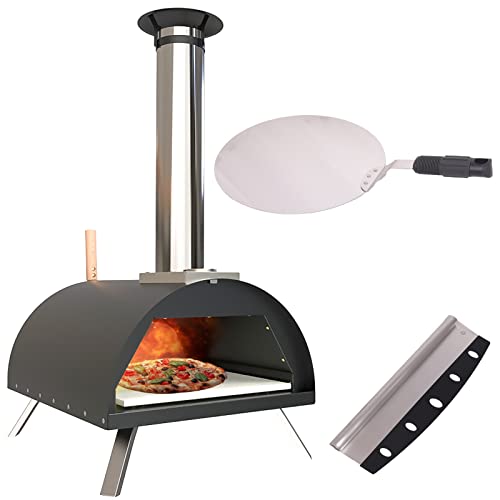 Keystone Peak Festa Outdoor Pizza Oven - Dual-Fuel Efficiency