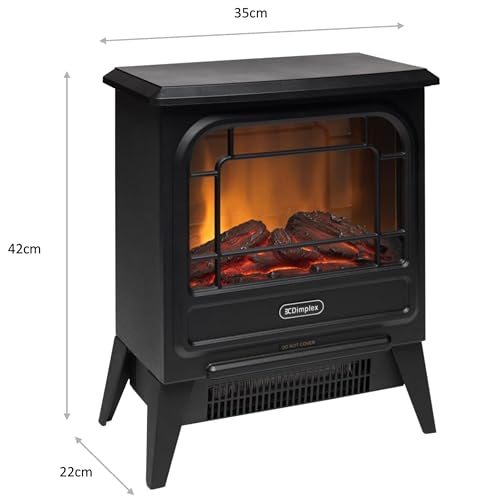 Portable Electric Stove with LED Flame Effect & Heater