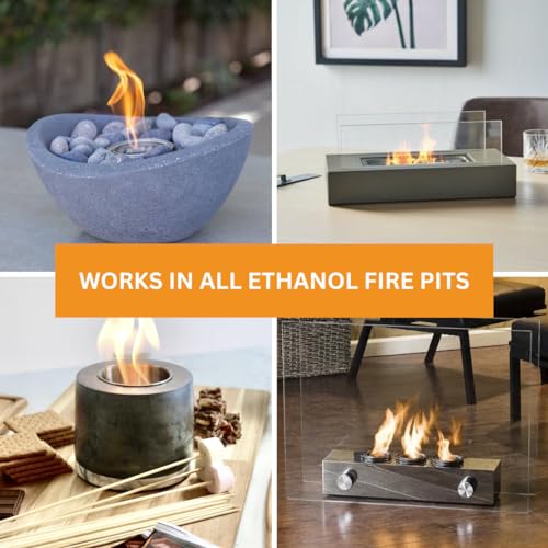 Premium Bioethanol Fuel for Fireplaces and Stoves (12 Quart)