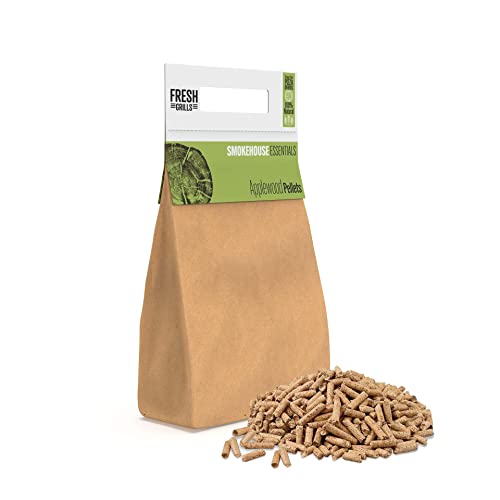 Apple Wood Wood Pellets for BBQ Grill, Pizza Oven, Smokers