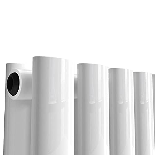 NRG Oval Column Designer Radiator - Gloss White