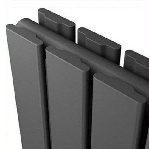 NRG Anthracite Column Double Flat Panel - 600x408mm