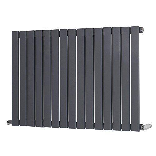 Modern Horizontal Flat Panel Column Designer Radiator - Anthracite