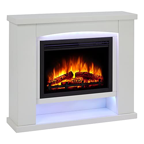 Electric Fireplace Suite with Realistic Flame Effect Fire