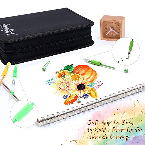 160-Count Gel Pens for Adult Coloring Books