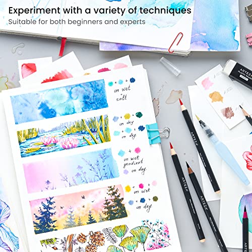 Arteza Real Brush Pens Set with Water Brush