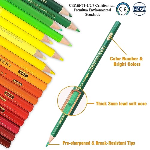 120 Watercolor Pencils Set for Adult Coloring