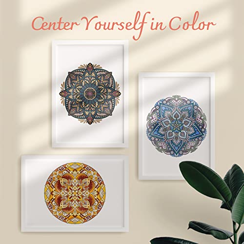 ColorIt Mandalas Coloring Book: 50 Designs, Spiral Bound