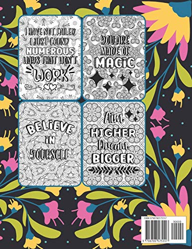 Motivational Quotes Coloring Book: Good Vibes & Relaxation