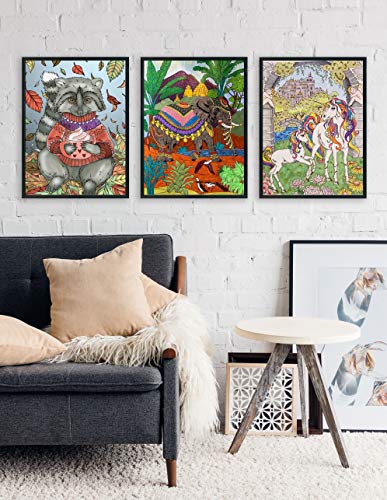 Fantasy and Real-Life Nature Coloring Book: Relax and Inspire!