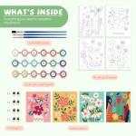 Framed Flower Paint by Numbers Kit for Everyone