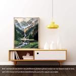 Paint by Numbers Mountain Waterfall Canvas Set