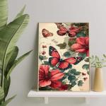 DIY Paint by Number Butterfly Art Set